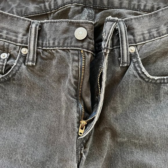 Levi's 514 Black Straight Leg Jeans - Picture 8 of 9